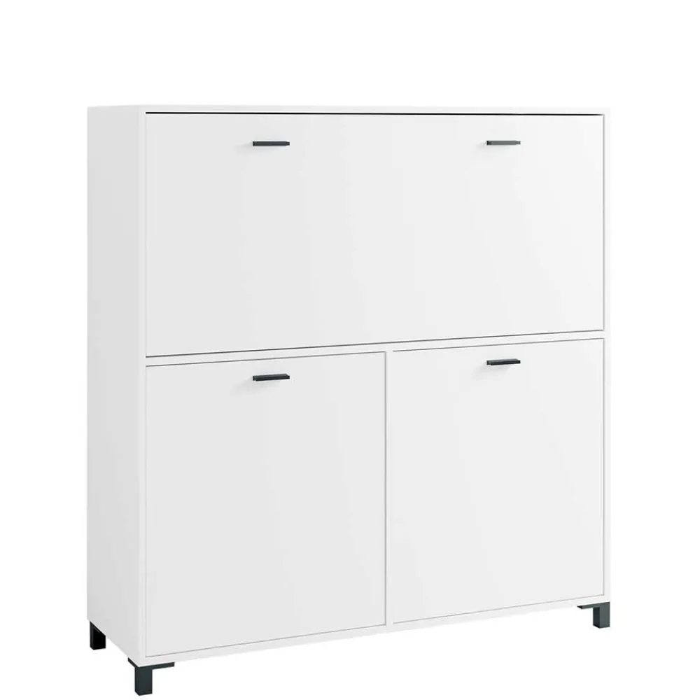 Wohnen Highboards<Computer Schrank in Weiß - Darpanos