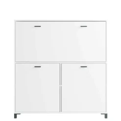Wohnen Highboards<Computer Schrank in Weiß - Darpanos