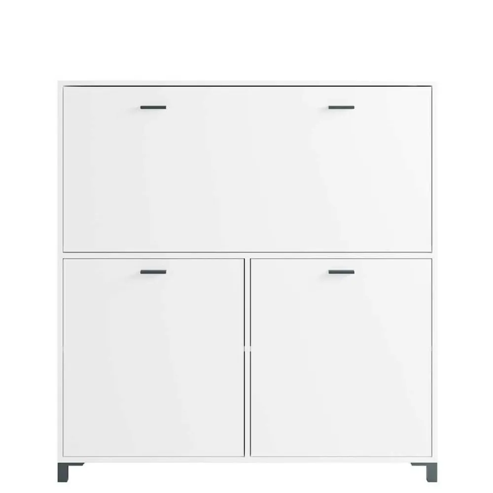 Wohnen Highboards<Computer Schrank in Weiß - Darpanos