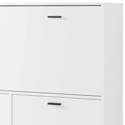 Wohnen Highboards<Computer Schrank in Weiß - Darpanos