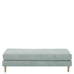 Wohnen Hocker<Cord Couchhocker in Silbergrau - Sectian