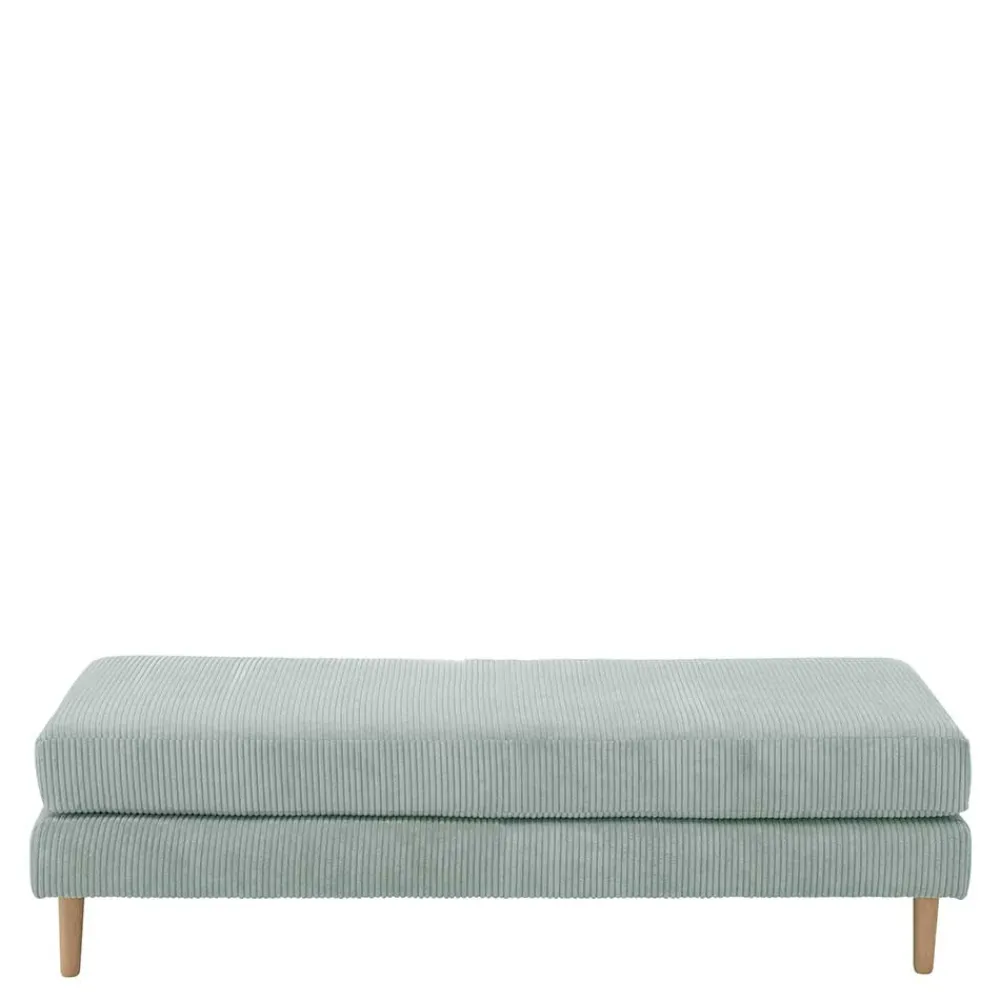 Wohnen Hocker<Cord Couchhocker in Silbergrau - Sectian