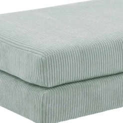 Wohnen Hocker<Cord Couchhocker in Silbergrau - Sectian