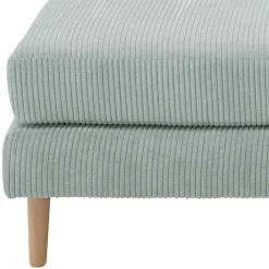 Wohnen Hocker<Cord Couchhocker in Silbergrau - Sectian