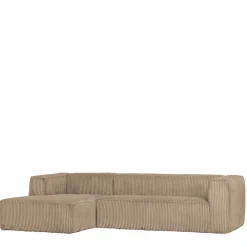 Wohnen Sofas<Cord Ecksofa in Beige ohne Bodenfreiheit - Hermanos