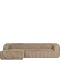 Wohnen Sofas<Cord Ecksofa in Beige ohne Bodenfreiheit - Hermanos
