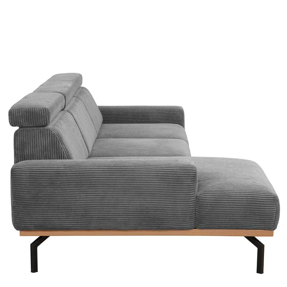 Wohnen Sofas<Cord L-Sofa mit verstellbarer Rückenhöhe - Jaypur