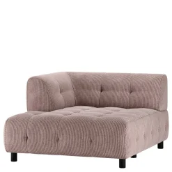 Wohnen Sofas<Cord Modulsofa Eckelement in Mauve - Samorah