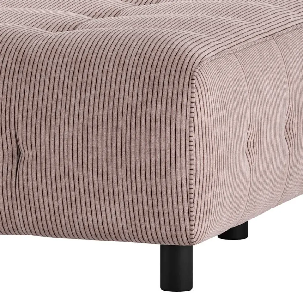Wohnen Sofas<Cord Modulsofa Eckelement in Mauve - Samorah