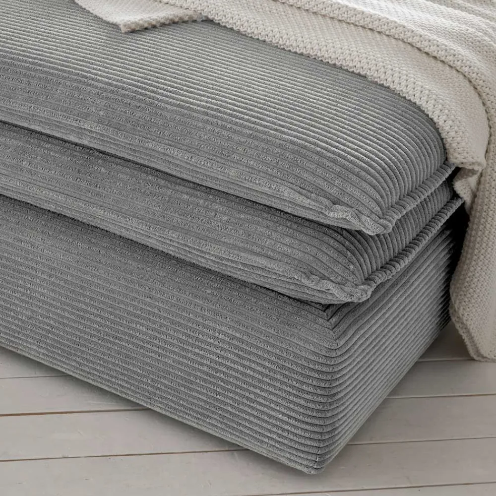 Wohnen Sessel<Cord Polstersessel mit Hocker Set - Tessina (zweiteilig)