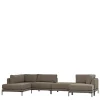 Wohnen Sofas<Couch aus Modulen in Taupe Stoff - Birte