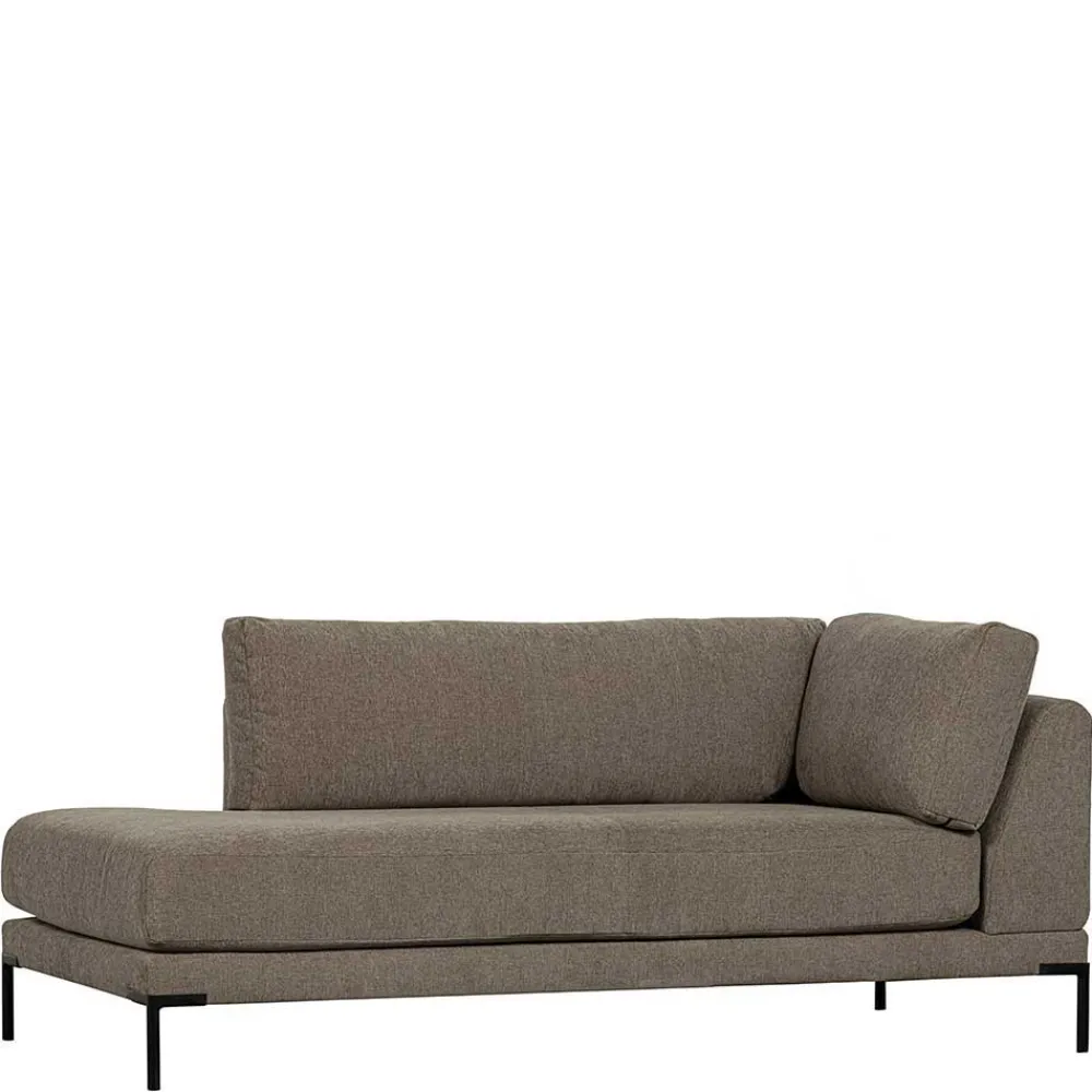 Wohnen Sofas<Couch aus Modulen in Taupe Stoff - Birte