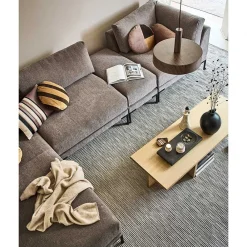 Wohnen Sofas<Couch aus Modulen in Taupe Stoff - Birte