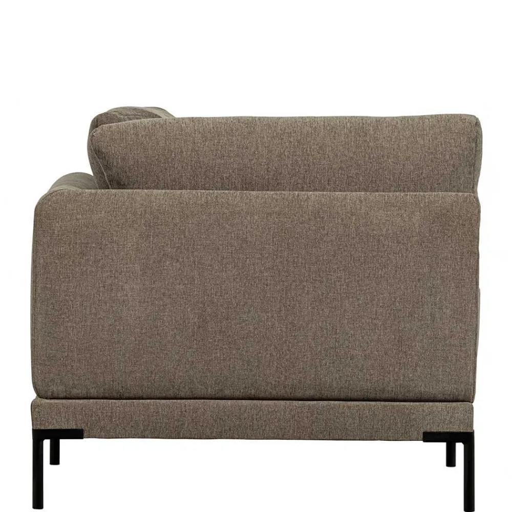 Wohnen Sofas<Couch aus Modulen in Taupe Stoff - Birte