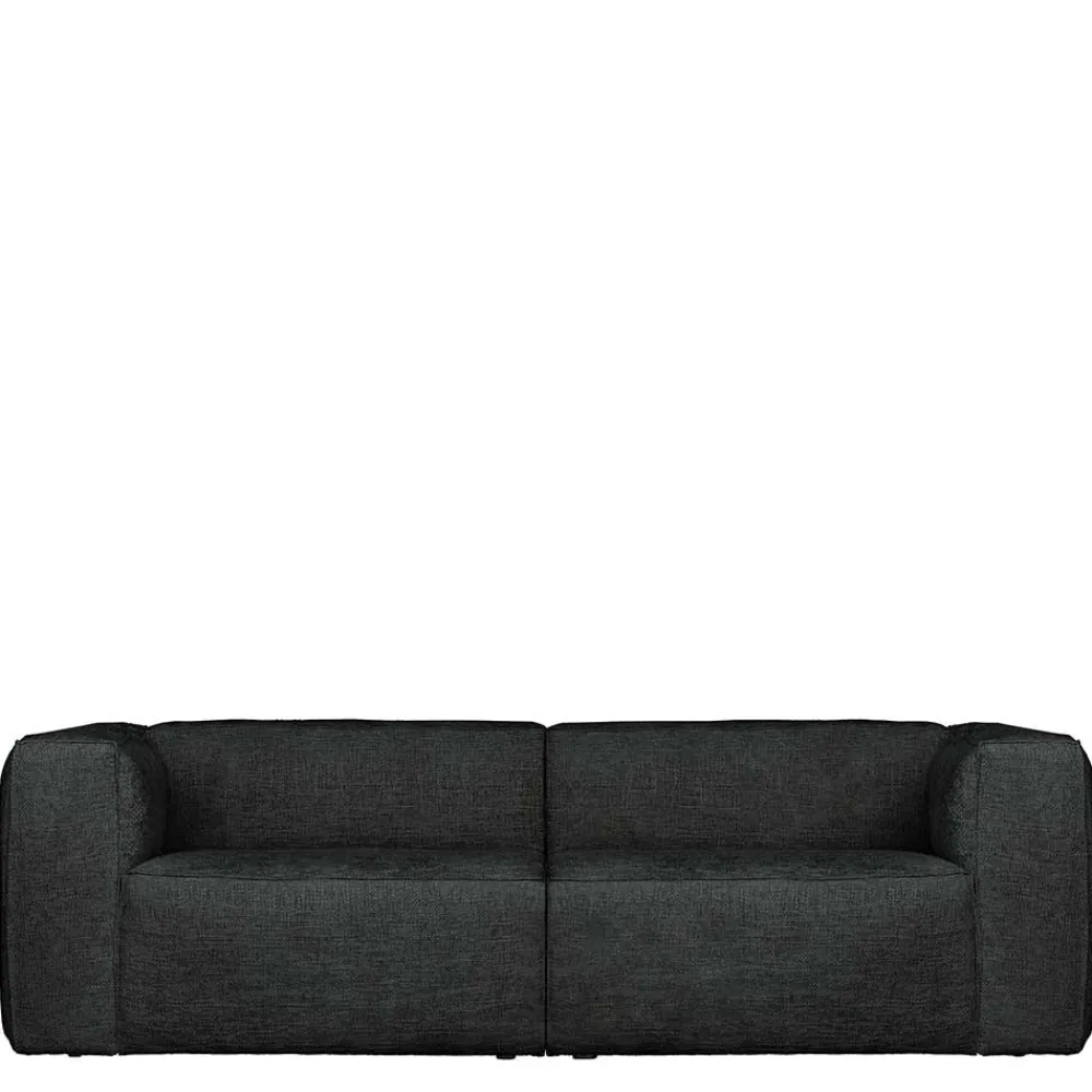 Wohnen Sofas<Couch aus Strukturstoff in Dunkelgrau - Filigrano