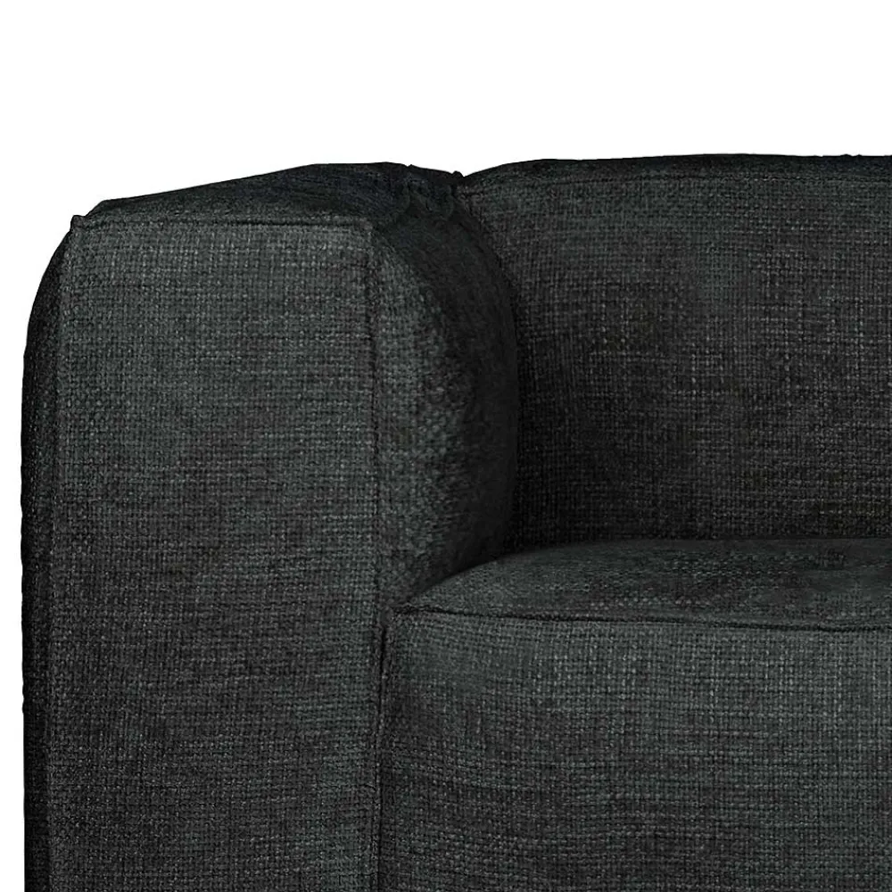 Wohnen Sofas<Couch aus Strukturstoff in Dunkelgrau - Filigrano