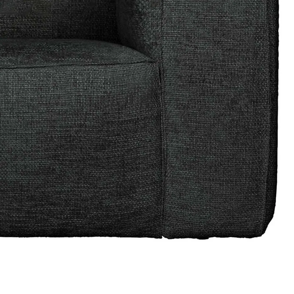 Wohnen Sofas<Couch aus Strukturstoff in Dunkelgrau - Filigrano