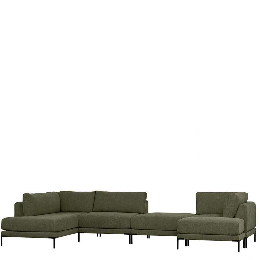 Wohnen Sofas<Couch Lounge Modul in Dunkelgrün - Arraggo