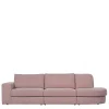 Wohnen Sofas<Couch mit Armlehne links in Rosa - Draschna