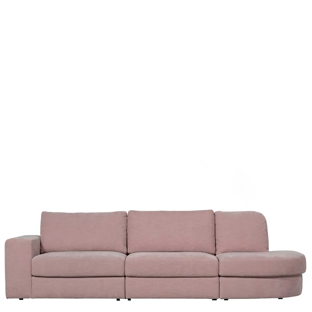 Wohnen Sofas<Couch mit Armlehne links in Rosa - Draschna