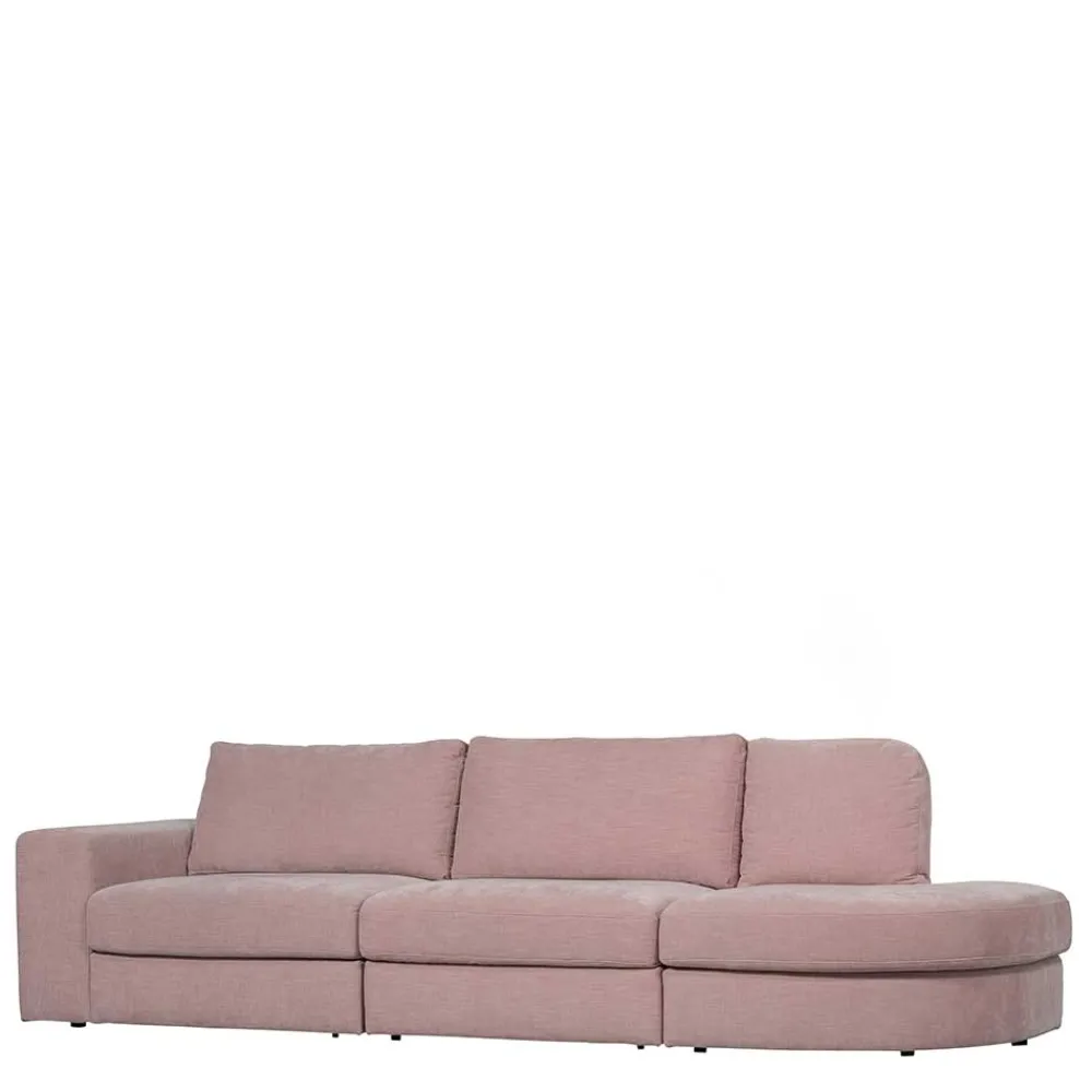 Wohnen Sofas<Couch mit Armlehne links in Rosa - Draschna