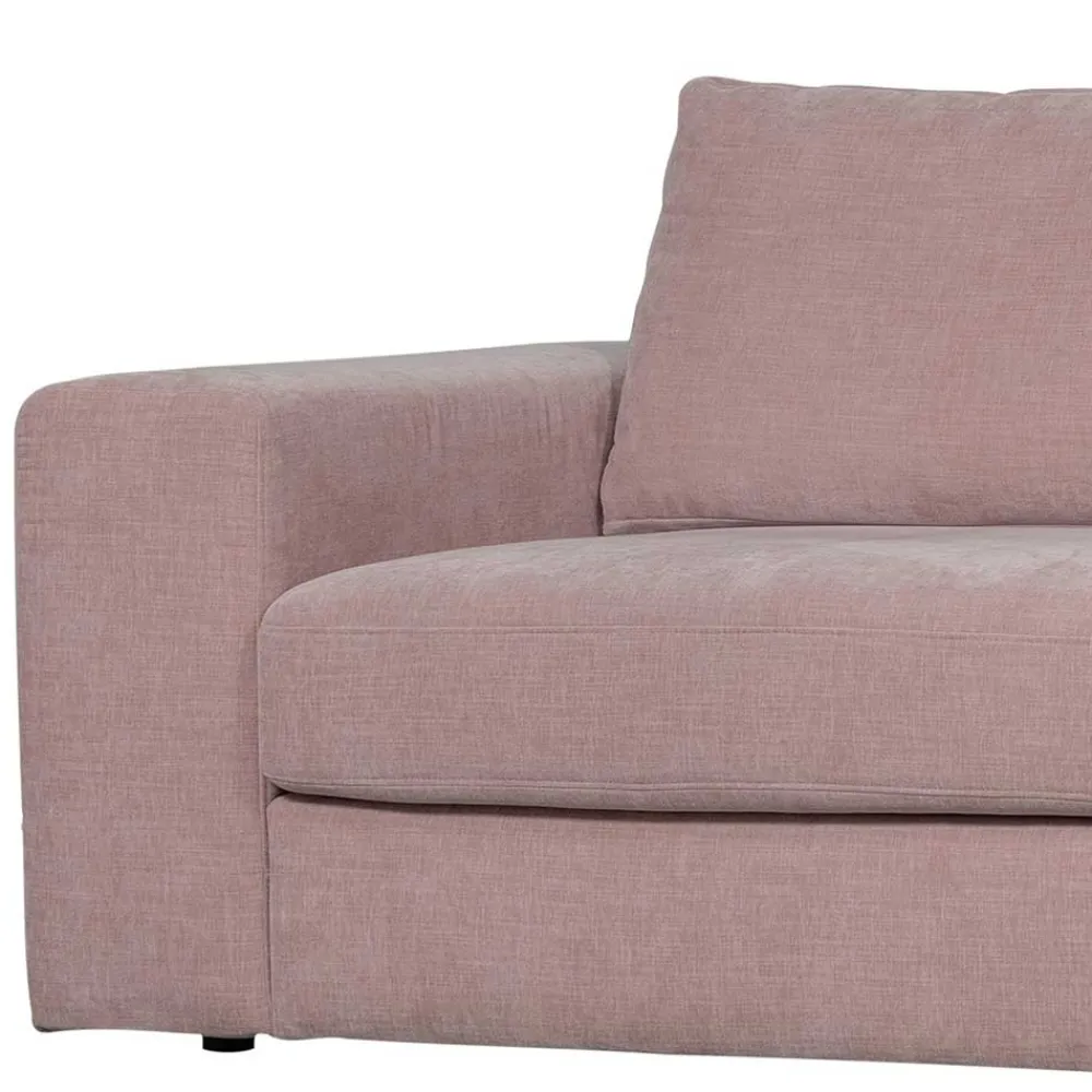 Wohnen Sofas<Couch mit Armlehne links in Rosa - Draschna