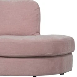 Wohnen Sofas<Couch mit Armlehne links in Rosa - Draschna