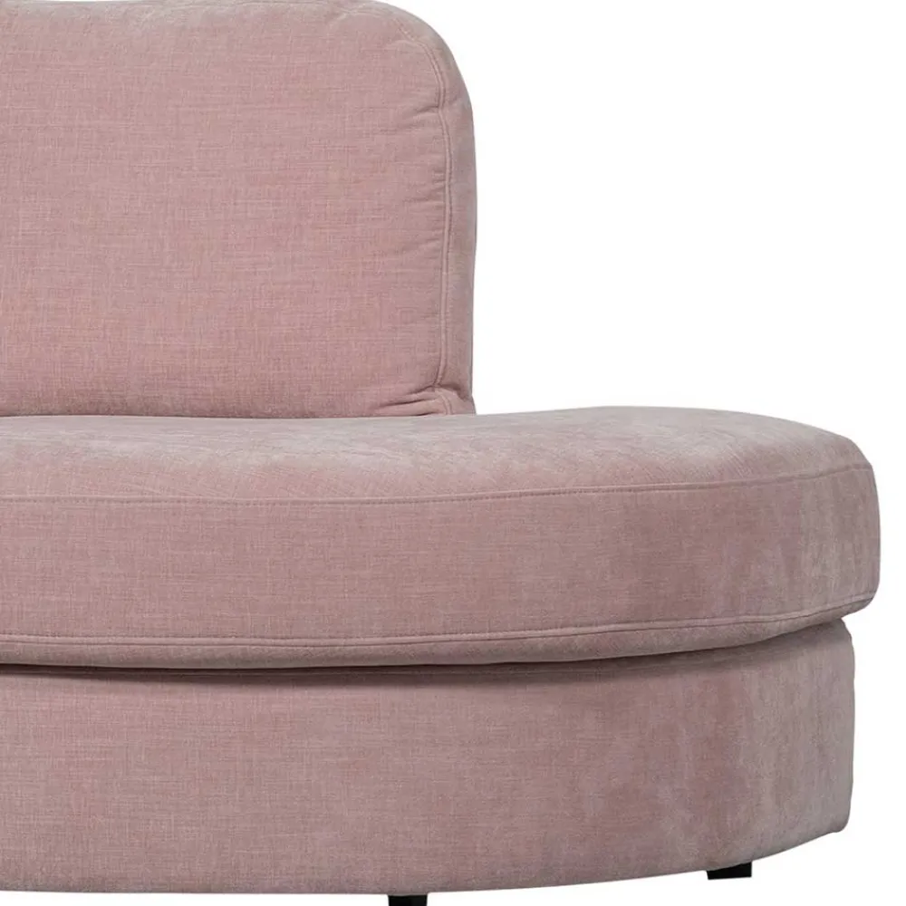 Wohnen Sofas<Couch mit Armlehne links in Rosa - Draschna