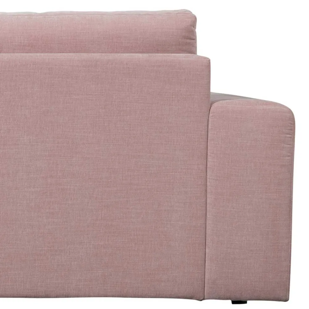 Wohnen Sofas<Couch mit Armlehne links in Rosa - Draschna