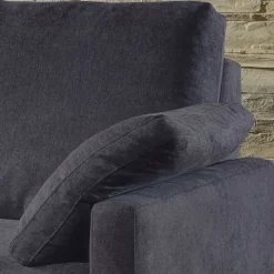 Wohnen Sofas<Couch mit Bettfunktion in Dunkelblau - Casbella