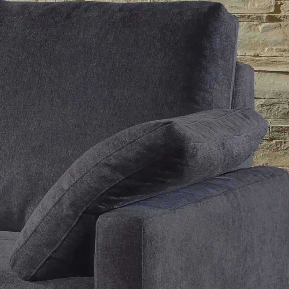 Wohnen Sofas<Couch mit Bettfunktion in Dunkelblau - Casbella
