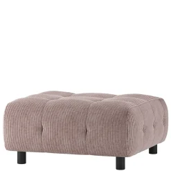 Wohnen Hocker<Couch Polsterhocker in Mauve Cord - Samorah