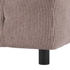 Wohnen Hocker<Couch Polsterhocker in Mauve Cord - Samorah