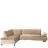 Wohnen Sofas<Couchecke in Beige mit Nussbaum Braun - Franatico