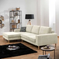 Wohnen Sofas<Couchecke in Cremeweiß Cordbezug - Zubella