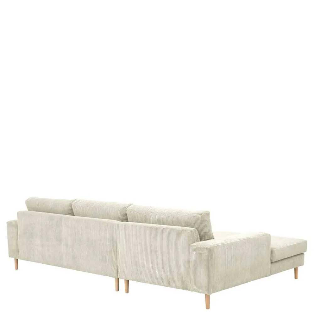 Wohnen Sofas<Couchecke in Cremeweiß Cordbezug - Zubella