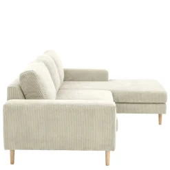 Wohnen Sofas<Couchecke in Cremeweiß Cordbezug - Zubella
