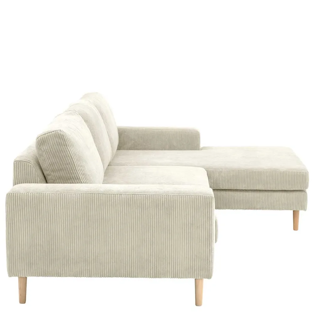 Wohnen Sofas<Couchecke in Cremeweiß Cordbezug - Zubella