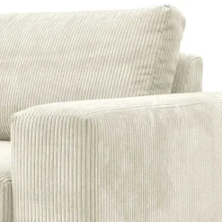 Wohnen Sofas<Couchecke in Cremeweiß Cordbezug - Zubella
