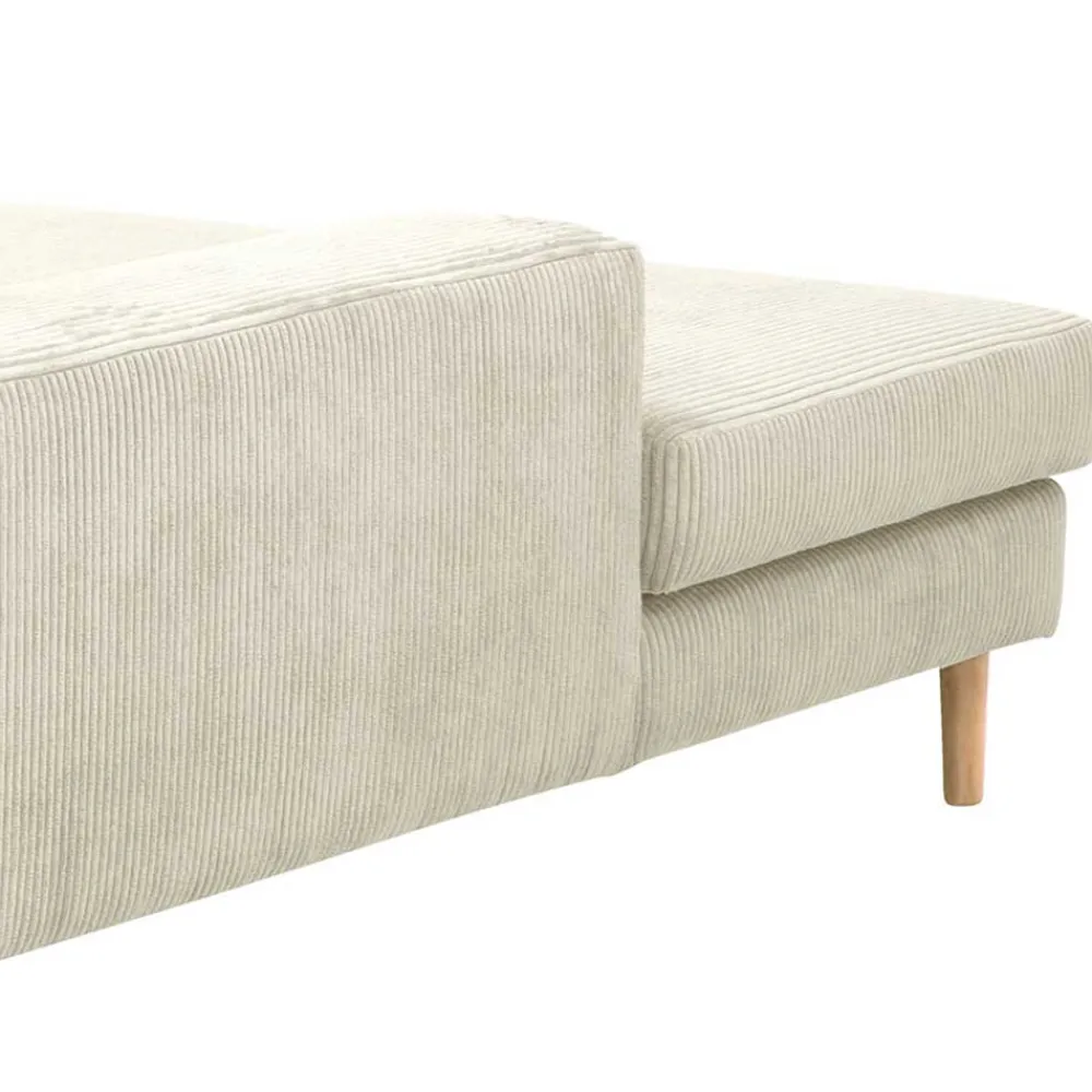 Wohnen Sofas<Couchecke in Cremeweiß Cordbezug - Zubella