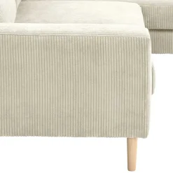 Wohnen Sofas<Couchecke in Cremeweiß Cordbezug - Zubella