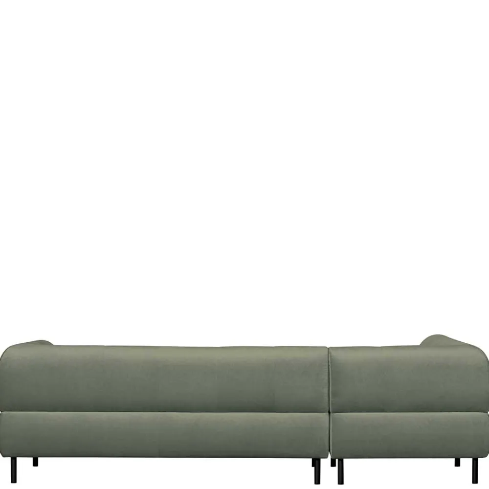 Wohnen Sofas<Couchecke in Graugrün Samt - Belinda