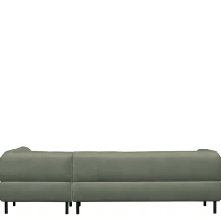 Wohnen Sofas<Couchecke in Graugrün Samt - Belinda
