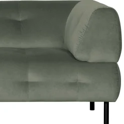 Wohnen Sofas<Couchecke in Graugrün Samt - Belinda
