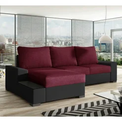 Wohnen Sofas<Couchecke in Magenta und Schwarz - And
