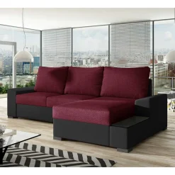 Wohnen Sofas<Couchecke in Magenta und Schwarz - And