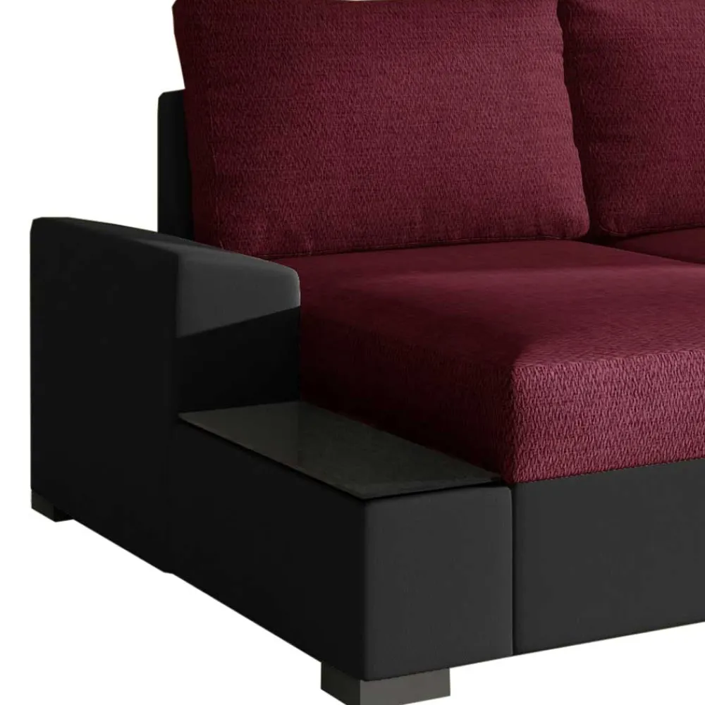 Wohnen Sofas<Couchecke in Magenta und Schwarz - And