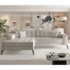 Wohnen Sofas<Couchecke mit Schlaffunktion in Beige - Celorma