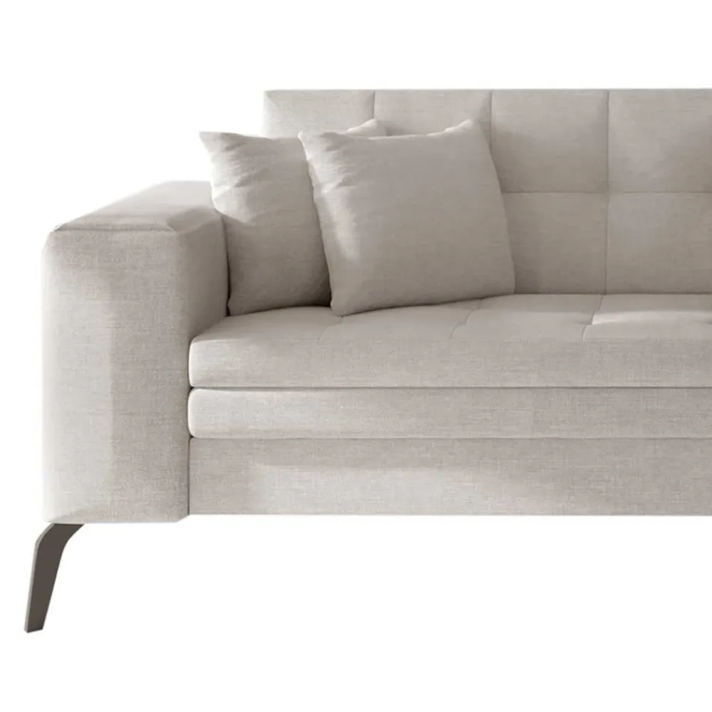 Wohnen Sofas<Couchecke mit Schlaffunktion in Beige - Celorma
