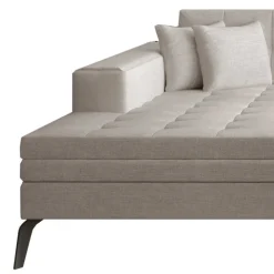 Wohnen Sofas<Couchecke mit Schlaffunktion in Beige - Celorma
